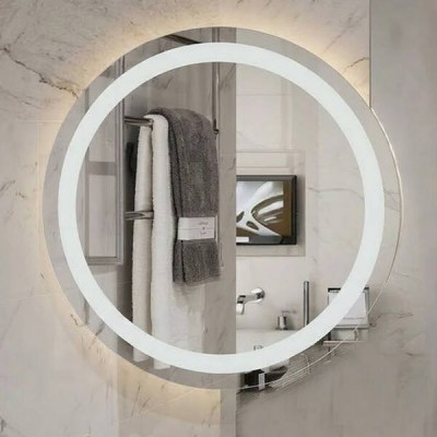 ЗЕРКАЛО АКВАРОДОС ОМЕГА КРУГЛОЕ 60 СМ С LED-ПОДСВЕТКОЙ, фото 1